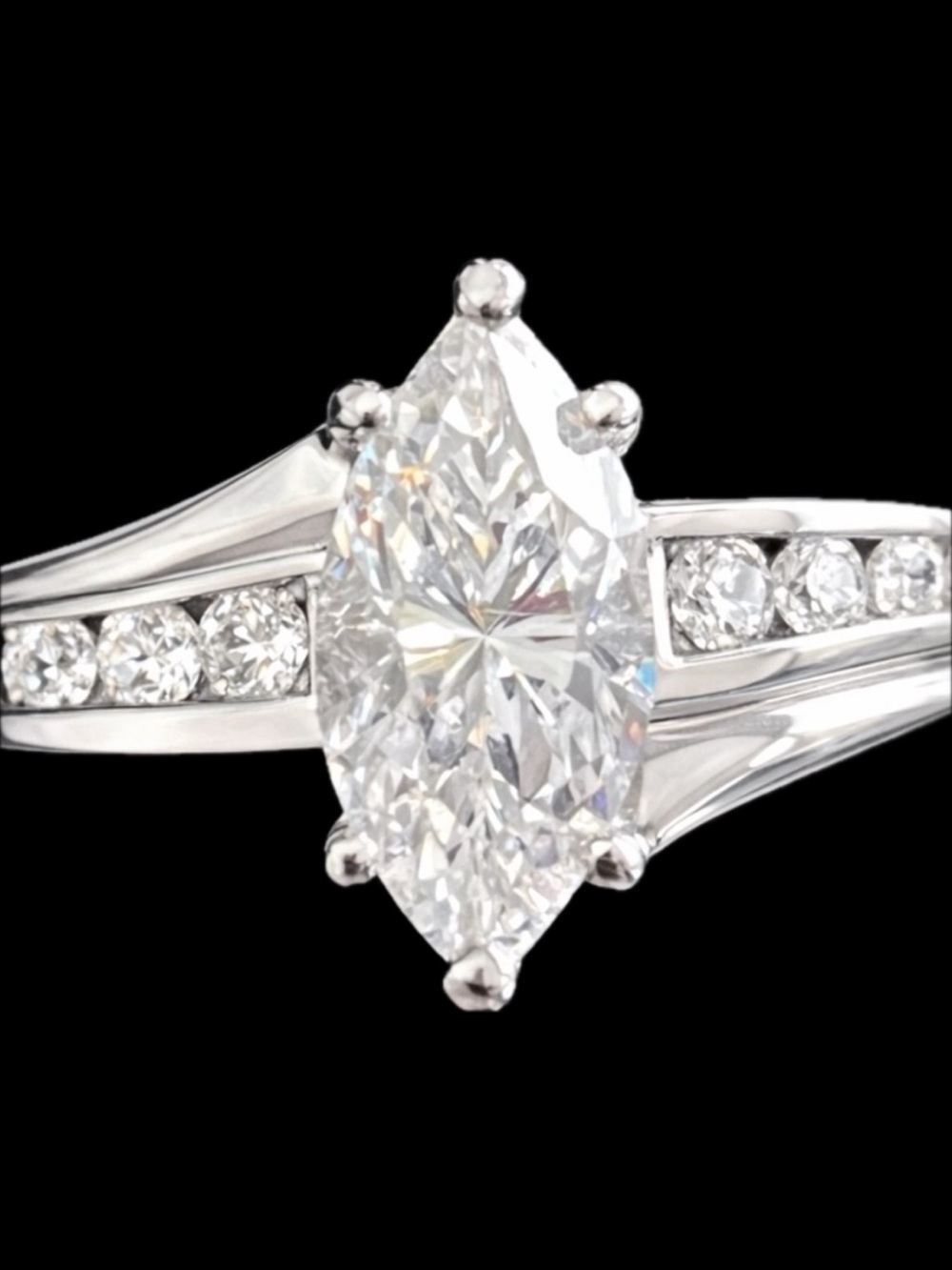 Victoria Wieck vintage absolute CZ Marquise Solitaire engagement wedding ring